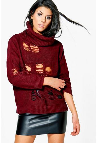 Nicole Roll Neck Ladder Jumper