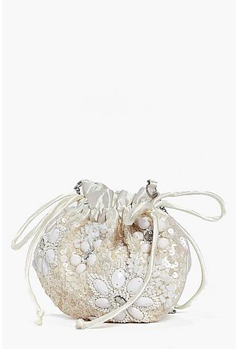 Macey Bridal Floral Pouch Cross Body Bag