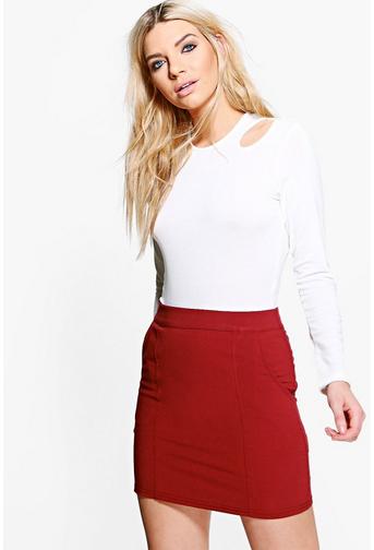 Isabelle Panelled Woven Mini Skirt