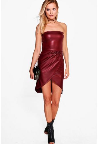 Danielle Bandeau Wrap Midi Dress