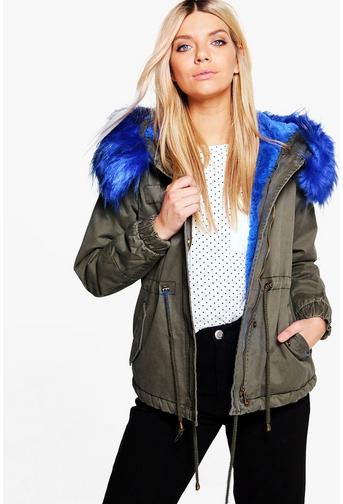 Erin Faux Fur Parka