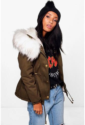 Paige Faux Fur Long Parka