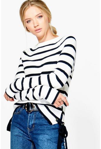 Rosie Nautical Stripe Fisherman Jumper
