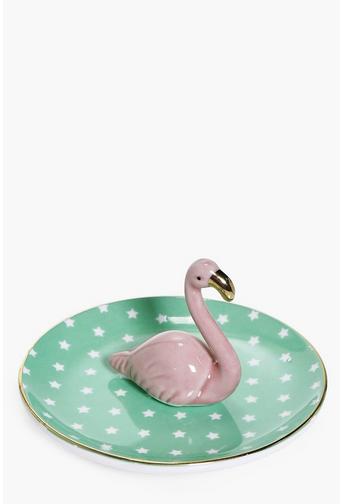 Tropical Flamingo Trinket Tray