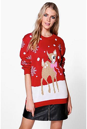 Niamh Reindeer Christmas Jumper