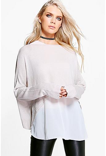 Anna Oversized Knitted 2 in 1 Jumper