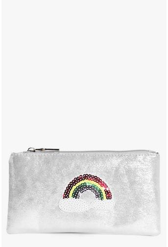 Julia Rainbow Badge Metallic Purse