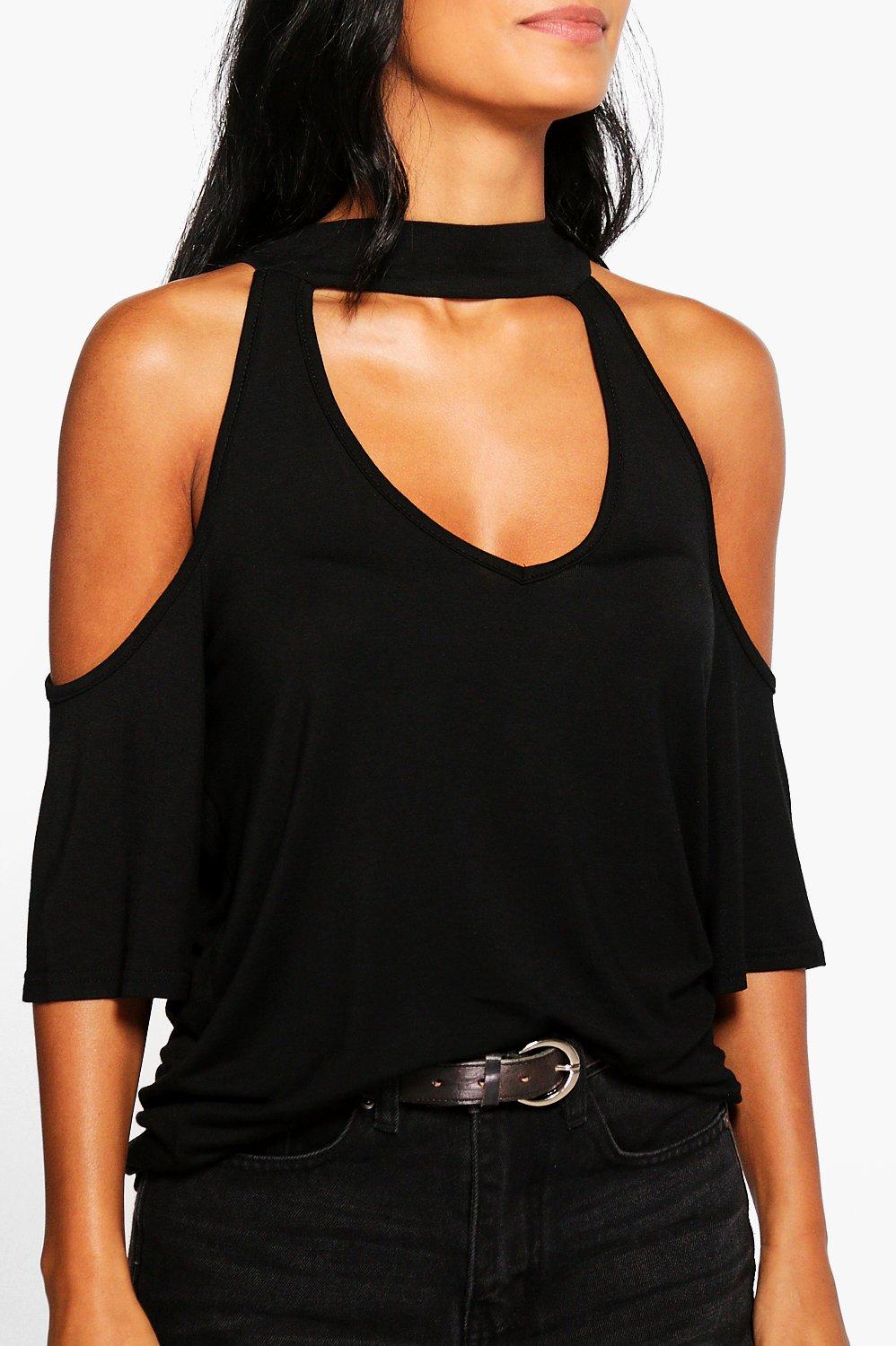 cold shoulder tees