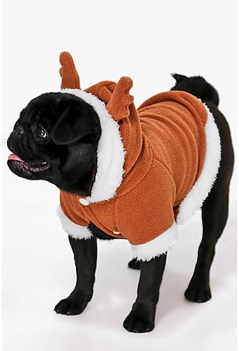 Novelty Christmas Dog Reindeer Outfit