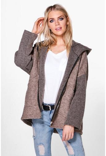 Alicia Hooded Oversized Coat