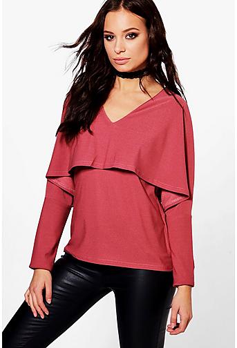 Penelope Double Layer Long Sleeve Top
