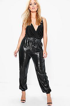 Jordyn Elasticated Cuff Side Stripe Lux Joggers