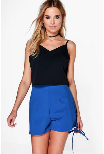 Ria Tie Side High Waist Shorts