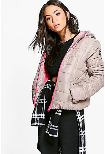 Isabella Quilted Jacket With Contrast Zipper