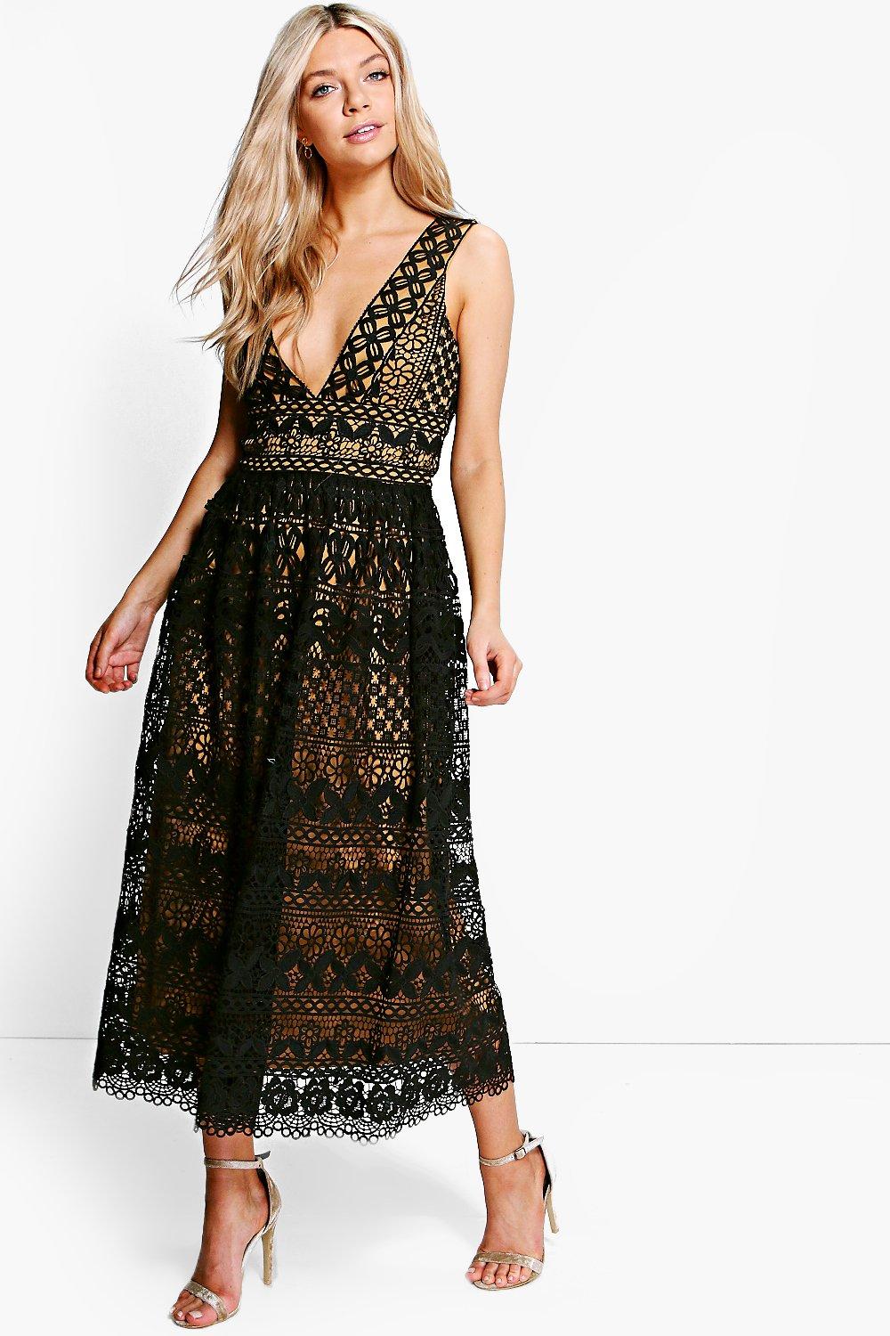 corded lace dress