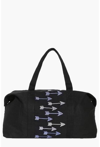 Elise Arrow Embroidered Luggage Bag