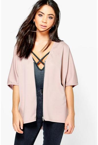 Alisha Slouchy Kimono With Zip