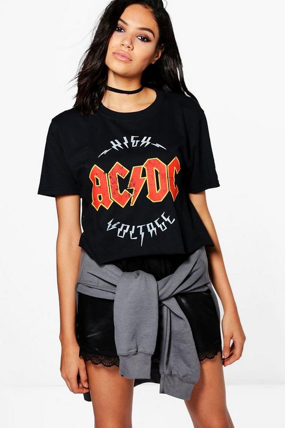 acdc cropped shirt