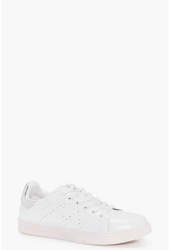 Tilly Colour Back Lace Up Trainer