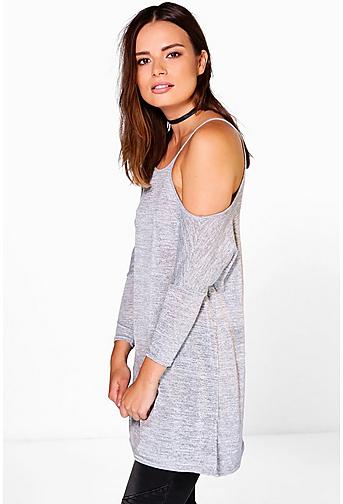 Darcy Knitted Cold Shoulder Top