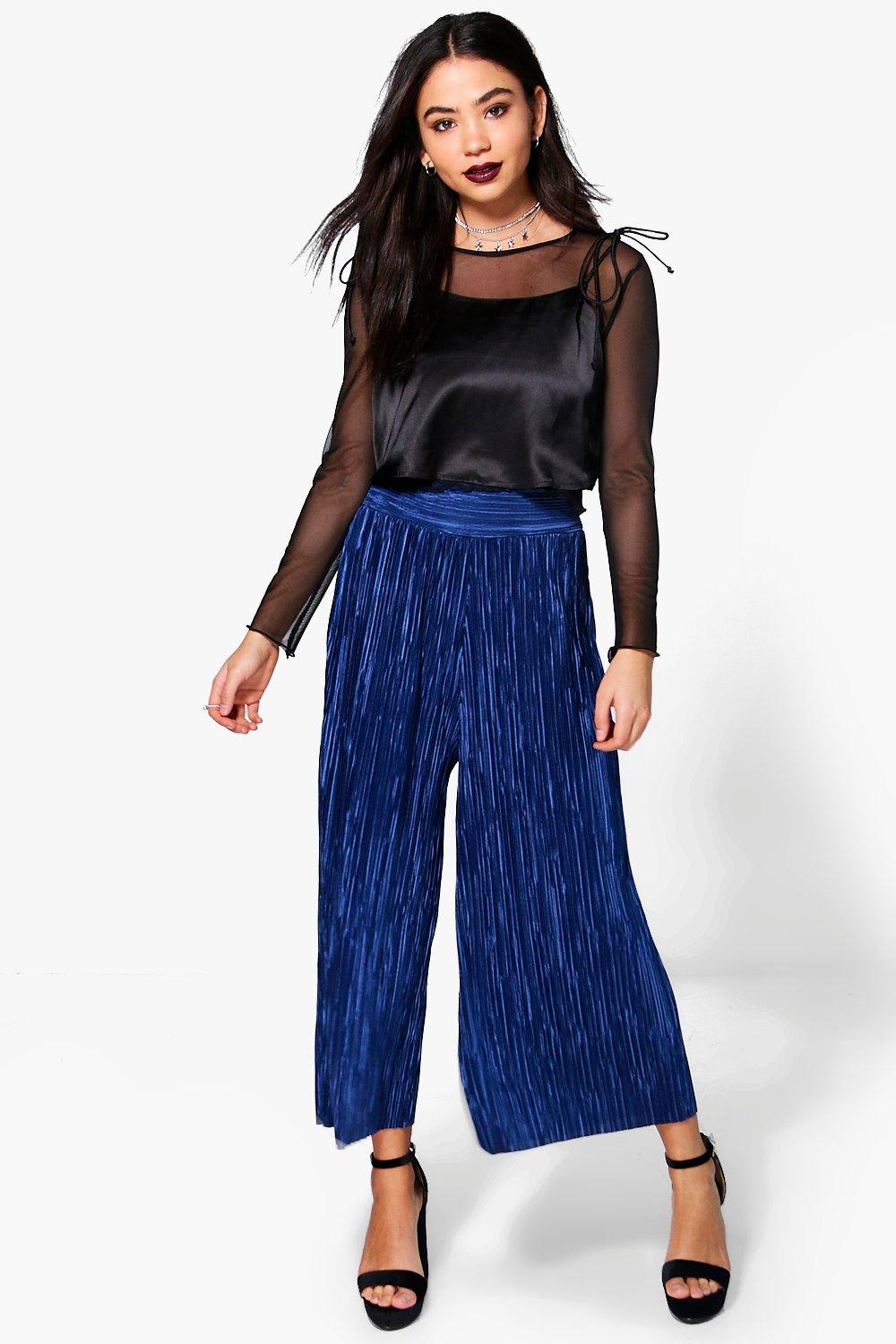 ladies wide leg culottes