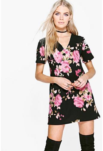 Branwen Floral Shift Dress