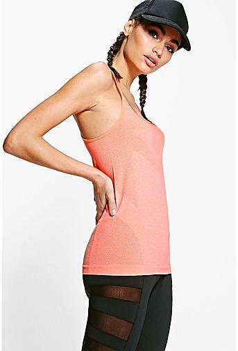 Emma Fit Seamless Strappy Running Vest