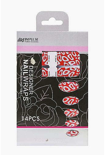 Halloween Leopard Print Nail Wraps