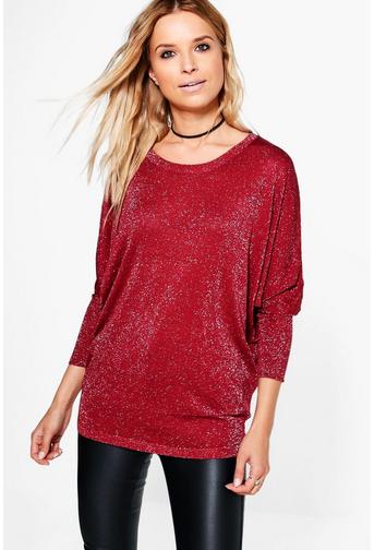 Zoe Metallic Oversized Jumper