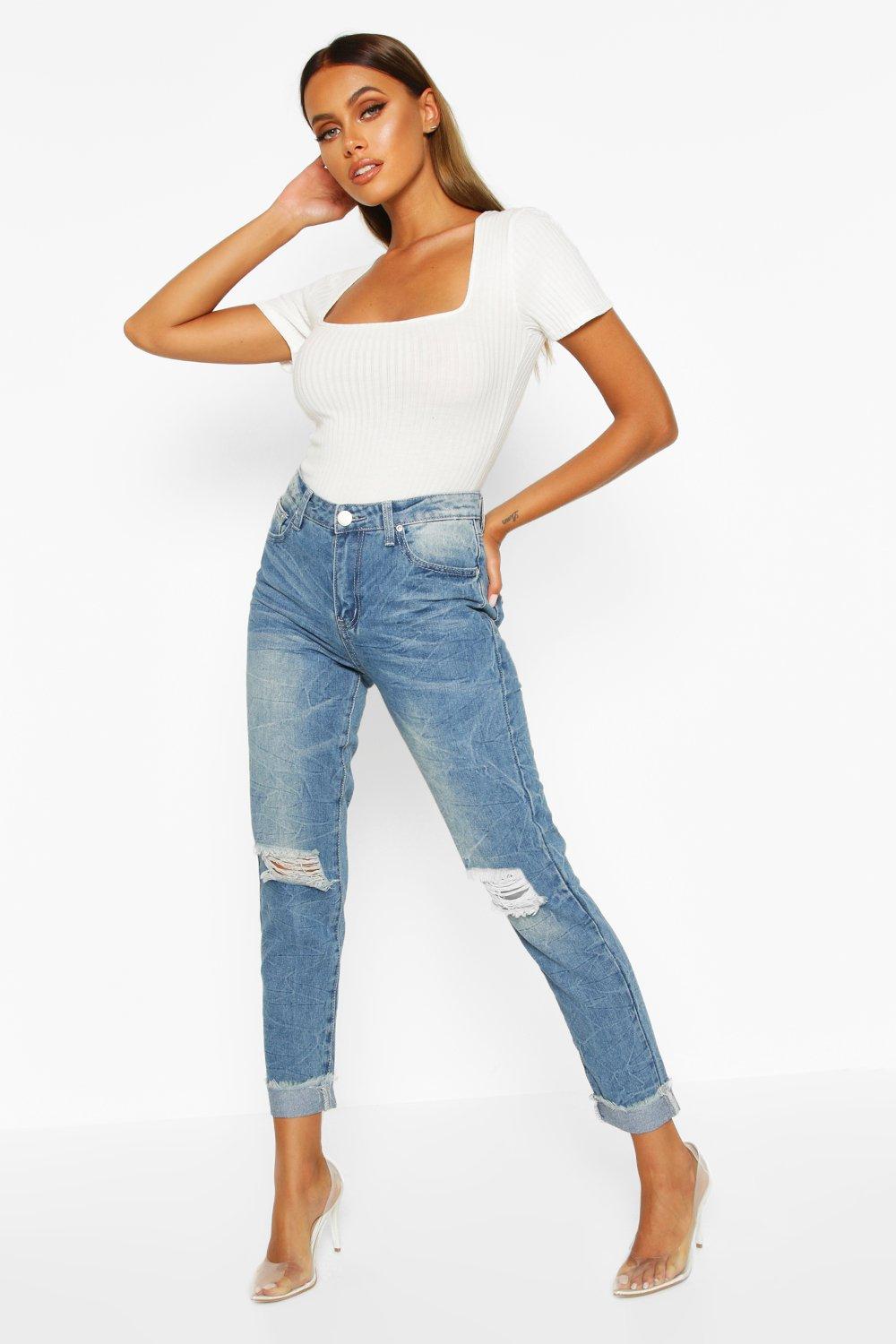 This is how to wear boyfriend jeans the right way!