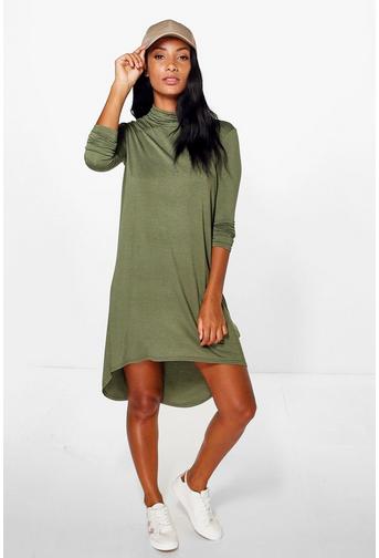 Tansy Roll Neck Long Sleeved Bodycon Dress