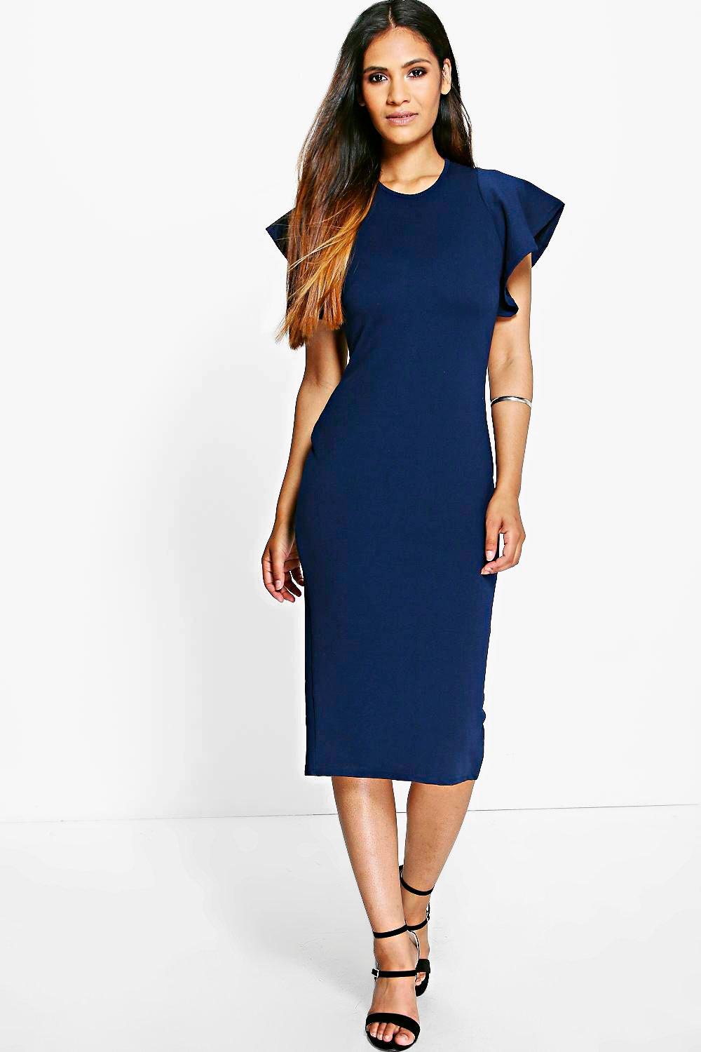 midi tailored dress