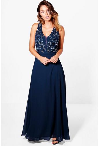 Boutique Orla Floral Embellished Maxi Dress