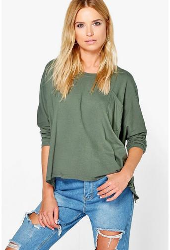 Elizabeth Boucle Knit Pocket Oversized Jumper