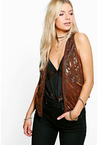 Paige Boutique Embellished Waistcoat