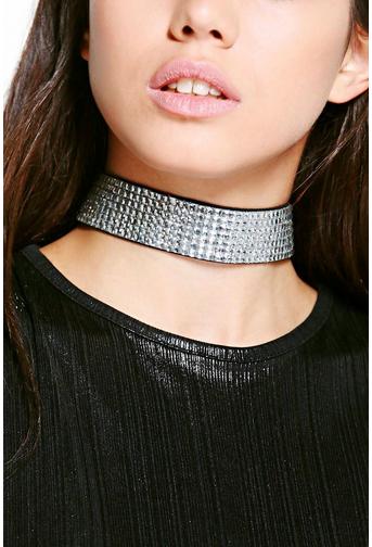 Ivy Thick Diamante Encrusted Choker