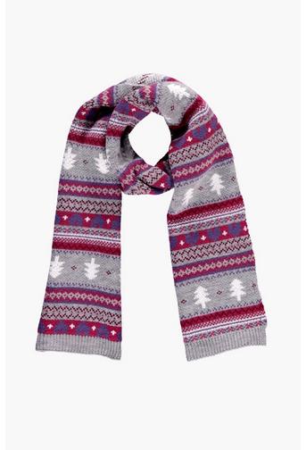 Eloise Fairisle Knitted Scarf