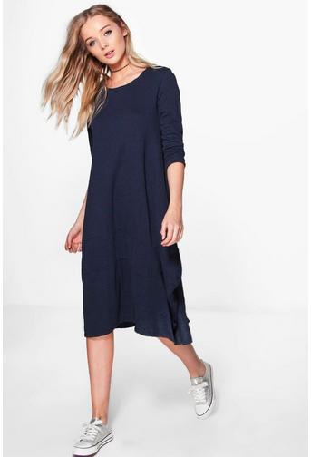 Araceli Long Sleeved Oversized Midi Dress