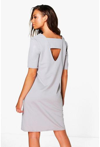 Anna Tailored Bare Back Shift Dress