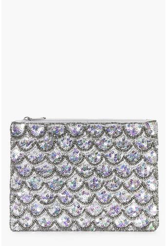 Alice Mermaid Embellished Clutch Bag