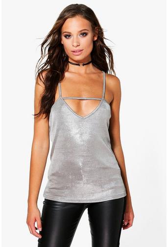 Julia Metallic Strap Detail Cami