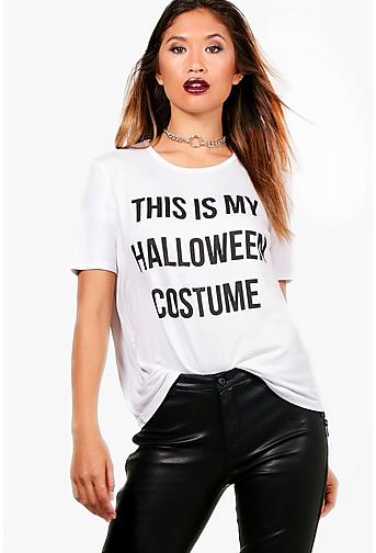 Harriet Halloween Costume Slogan Oversized T-Shirt