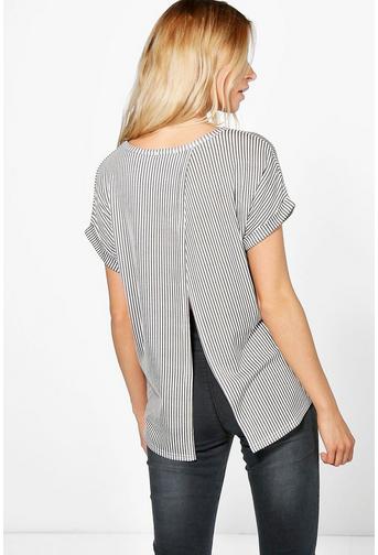 Lola Stripe Open Back T-Shirt