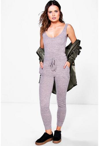 Georgia Relaxed Fit Pocket Lounge Jumpsuit