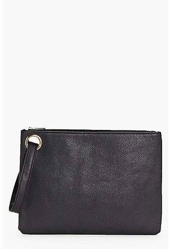 Lillie Loop and Hand Strap Detail Clutch Bag