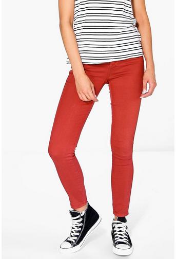 Lara High Rise Skinny Tube Jeans