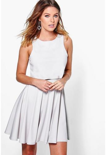Cerys Double Layer Skater Dress