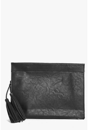 Yasmin Structured Clutch Bag