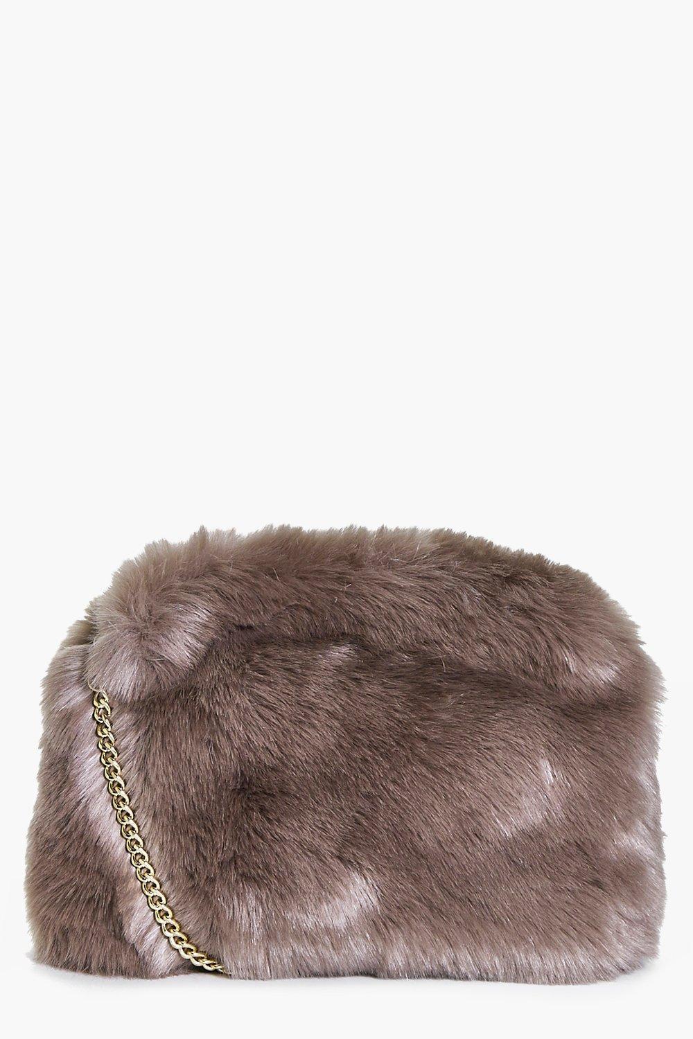 fluffy animal bag