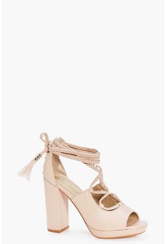 Jess Knot Front Peeptoe Platform!